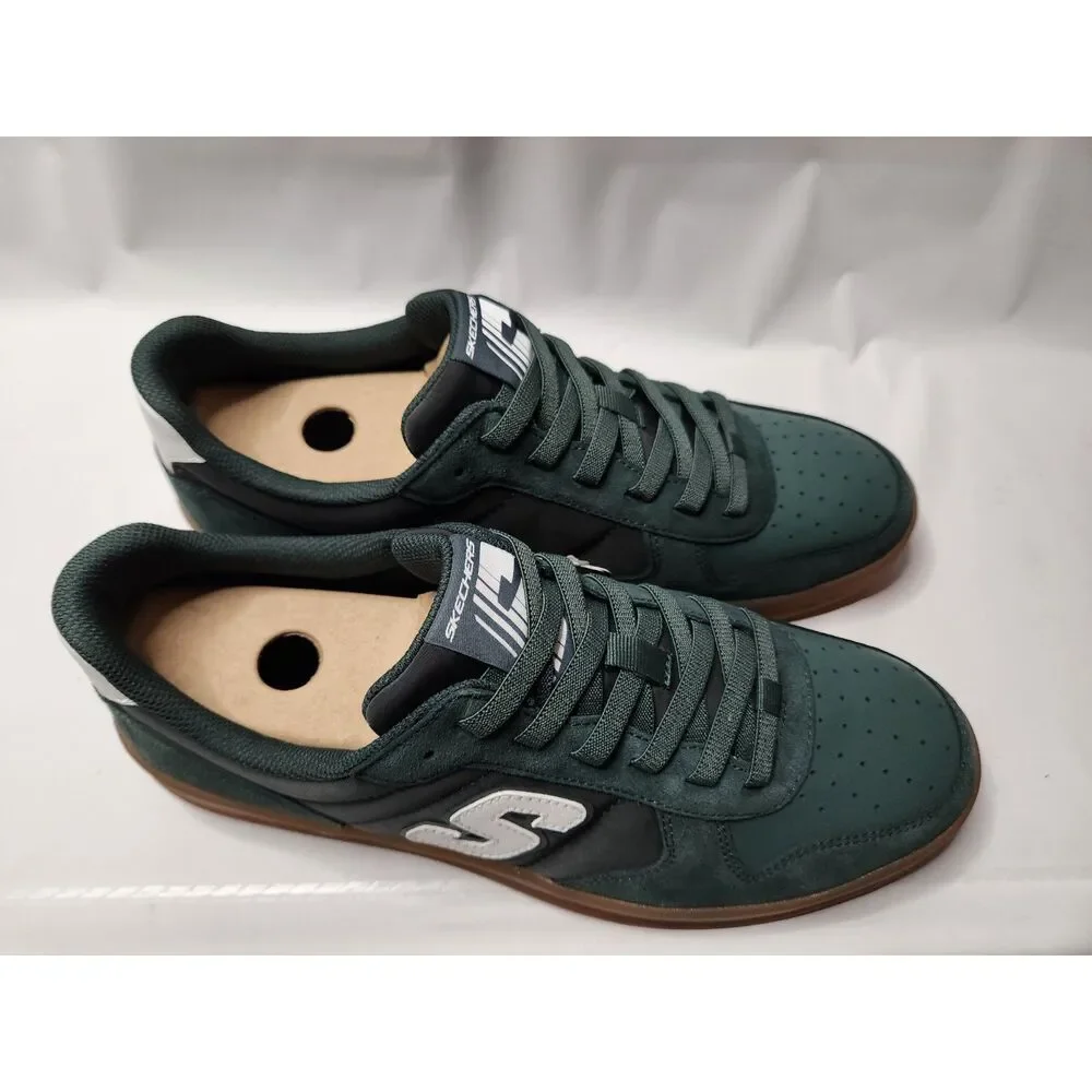 Skechers Streetwear New Wave Cup Calven Memory Foam Shoes Green 11